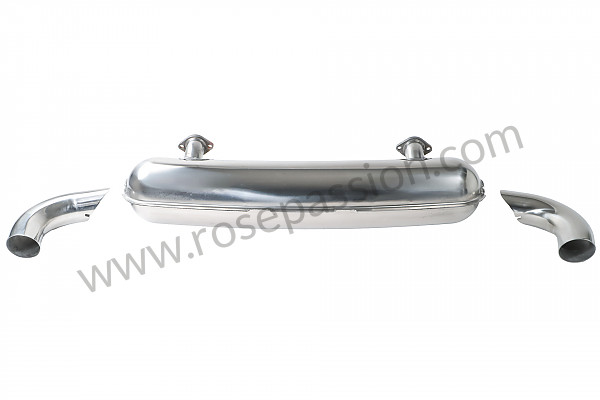 P71243 - Stainless steel sport silencer 911 75-89 2 outlets and 2 inlets 84mm to weld for Porsche 911 G • 1983 • 3.0sc • Coupe • Manual gearbox, 5 speed