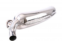 P71273 - Stainless steel final silencer 1 outlet original type for Porsche 911 G • 1988 • 3.2 g50 • Cabrio • Manual gearbox, 5 speed