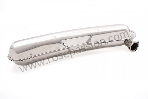 P71273 - Stainless steel final silencer 1 outlet original type for Porsche 911 G • 1977 • 2.7 • Targa • Automatic gearbox