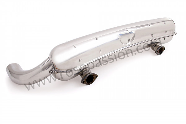 P71277 - Sports stainless steel final silencer 2 x 70 mm outlets for Porsche 911 Classic • 1973 • 2.4e • Coupe • Automatic gearbox