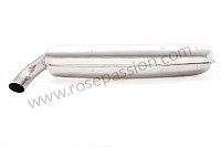 P71280 - Sports stainless steel final silencer 1 x 84 mm outlet for Porsche 911 G • 1986 • 3.2 • Targa • Manual gearbox, 5 speed
