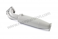 P71282 - Left side metal silencer for Porsche 911 G • 1979 • 3.0sc • Coupe • Automatic gearbox