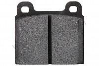 P72793 - Brake pads (full set of 4) for calipers with fastening centre distance of 89 mm for Porsche 911 G • 1979 • 3.0sc • Coupe • Manual gearbox, 5 speed