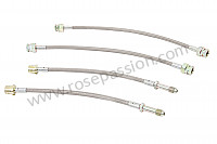 P72973 - Kit of 4 aviation hoses for Porsche 993 / 911 Carrera • 1998 • 993 carrera 2 • Coupe • Automatic gearbox