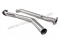 P72995 - Pair of stainless steel elements replacing gillet catalytic converters for Porsche 993 / 911 Carrera • 1997 • 993 carrera 2 • Cabrio • Manual gearbox, 6 speed