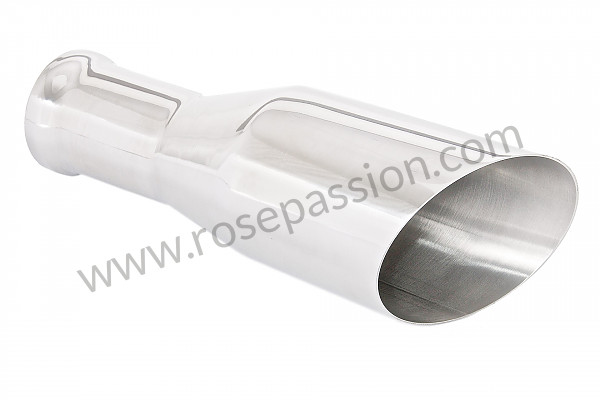 P72998 - Stainless steel silencer tailpipe 102 mm for Porsche 