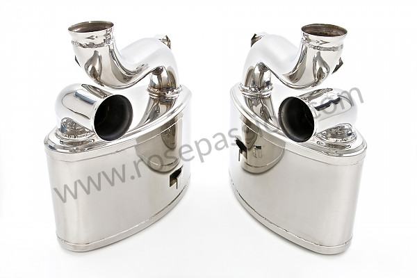 P73002 - Pair of sports stainless steel silencers for Porsche 993 Turbo • 1996 • 993 turbo • Coupe • Manual gearbox, 6 speed