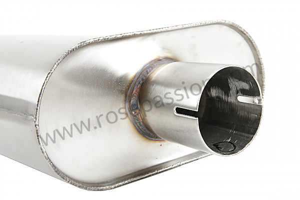P73010 - Sports stainless steel silencer for turbo for Porsche 924 • 1983 • 924 turbo • Coupe • Manual gearbox, 5 speed