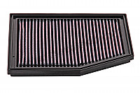 P73052 - Kn sports air filter for Porsche Boxster / 986 • 2002 • Boxster s 3.2 • Cabrio • Automatic gearbox