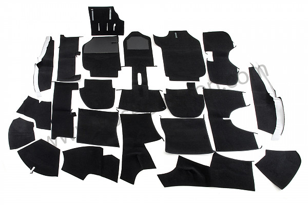 P73070 - Interior carpet 911 coupe 84-89 black for Porsche 911 G • 1988 • 3.2 g50 • Coupe • Manual gearbox, 5 speed