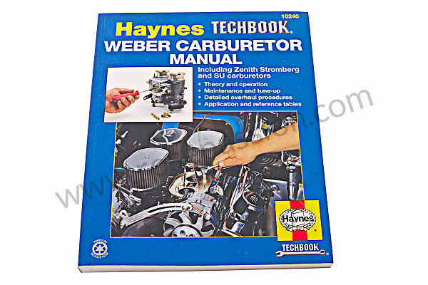 P73124 - Libro del carburador weber para Porsche 914 • 1971 • 914 / 4 1.7 • Caja manual de 5 velocidades