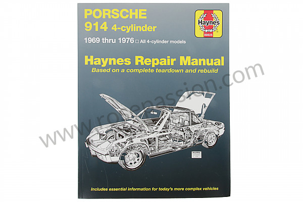 P73125 - Libro tecnico per Porsche 914 • 1970 • 914 / 4 1.7 • Cambio manuale 5 marce