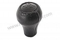 P87443 - Leather gear lever knob for Porsche 911 G • 1982 • 3.0sc • Coupe • Manual gearbox, 5 speed