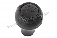 P87443 - Leather gear lever knob for Porsche 911 Classic • 1973 • 2.4t • Targa • Manual gearbox, 5 speed