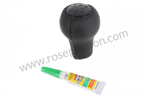 P87444 - Leather gear lever knob for Porsche 911 G • 1985 • 3.2 • Targa • Manual gearbox, 5 speed