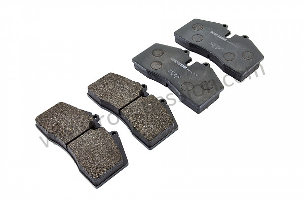 P87515 - Ferodo 2500 sports front brake pads for Porsche 911 Turbo / 911T / GT2 / 965 • 1991 • 3.3 turbo • Coupe • Manual gearbox, 5 speed