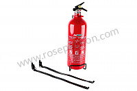 P87529 - Manual extinguisher with fia homologation for Porsche 356a • 1957 • 1500 carrera gs (547 / 1) • Coupe a t2 • Manual gearbox, 4 speed