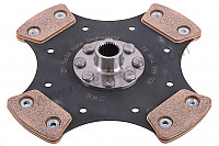 P87544 - Rigid sintered metal clutch disc for Porsche 911 Classic • 1969 • 2.0t • Coupe • Manual gearbox, 4 speed