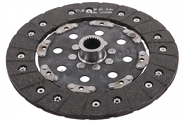 P87549 - Rigid organic clutch disc for Porsche 996 Turbo / 996T / 911 Turbo / GT2 • 2001 • 996 turbo • Coupe • Manual gearbox, 6 speed