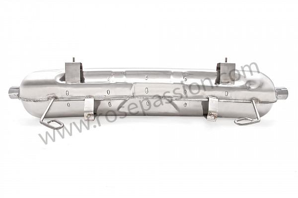 P87604 - Sports stainless steel silencer 1 oval outlet for Porsche Boxster / 986 • 2000 • Boxster 2.7 • Cabrio • Manual gearbox, 5 speed