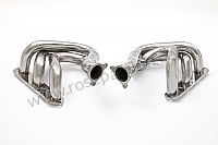 P87609 - Pair of stainless steel spaghettis for Porsche Boxster / 986 • 2002 • Boxster 2.7 • Cabrio • Manual gearbox, 5 speed