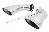 P87610 - Pair of elements replacing stainless steel final silencers for Porsche 993 Turbo • 1997 • 993 turbo • Coupe • Manual gearbox, 6 speed