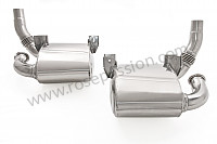 P87613 - Pair of sports stainless steel final silencers for Porsche 996 GT3 / GT3-1 • 2005 • 996 gt3 • Coupe • Manual gearbox, 6 speed
