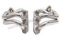 P87619 - Pair of stainless steel spaghettis for Porsche 996 / 911 Carrera • 2002 • 996 carrera 2 • Targa • Automatic gearbox