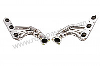 P87619 - Pair of stainless steel spaghettis for Porsche 996 / 911 Carrera • 2000 • 996 carrera 2 • Coupe • Manual gearbox, 6 speed