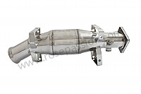 P87633 - Stainless steel sports catalytic converter (100 cells) for Porsche 964 / 911 Carrera 2/4 • 1991 • 964 carrera 2 • Coupe • Manual gearbox, 5 speed