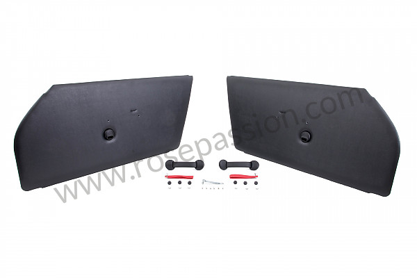 P87670 - Pair of rs92 imitation leather door panels for Porsche 911 Turbo / 911T / GT2 / 965 • 1976 • 3.0 turbo • Coupe • Manual gearbox, 4 speed