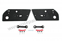 P87672 - Pair of rs92 leather door panels for Porsche 964 / 911 Carrera 2/4 • 1993 • 964 carrera 2 • Coupe • Automatic gearbox