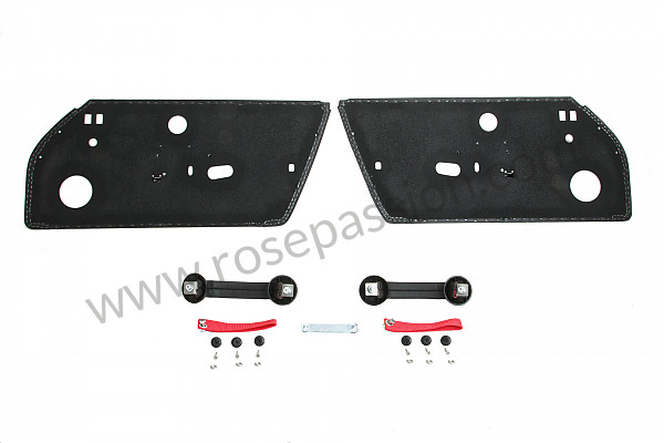 P87672 - Pair of rs92 leather door panels for Porsche 964 / 911 Carrera 2/4 • 1993 • 964 carrera 2 • Coupe • Automatic gearbox