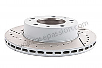 P92735 - Perforated, ventilated rear brake disc for Porsche 928 • 1978 • 928 4.5 • Coupe • Manual gearbox, 5 speed