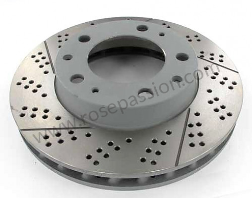 P92736 - Perforated, ventilated rear brake disc for Porsche 928 • 1983 • 928 4.7s • Coupe • Manual gearbox, 5 speed