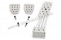 P92770 - Aluminium pedal kit for Porsche 911 Turbo / 911T / GT2 / 965 • 1984 • 3.3 turbo • Coupe • Manual gearbox, 4 speed