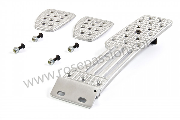 P92770 - Aluminium pedal kit for Porsche 911 Turbo / 911T / GT2 / 965 • 1978 • 3.3 turbo • Coupe • Manual gearbox, 4 speed