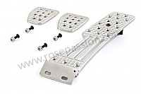 P92770 - Aluminium pedal kit for Porsche 911 Turbo / 911T / GT2 / 965 • 1980 • 3.3 turbo • Coupe • Manual gearbox, 4 speed