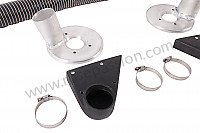 P92789 - Complete brake cooling scoop kit for Porsche 911 Turbo / 911T / GT2 / 965 • 1987 • 3.3 turbo • Targa • Manual gearbox, 4 speed