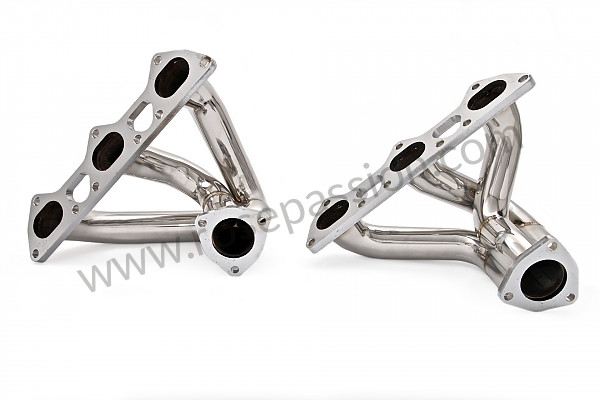 P98134 - Pair of stainless steel spaghettis for 996 turbo (for 996 turbo fitted with k24 turbo for 996 turbo s and x50) for Porsche 996 Turbo / 996T / 911 Turbo / GT2 • 2005 • 996 turbo • Coupe • Manual gearbox, 6 speed