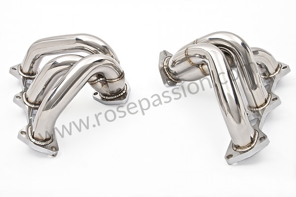 P98134 - Pair of stainless steel spaghettis for 996 turbo (for 996 turbo fitted with k24 turbo for 996 turbo s and x50) for Porsche 996 Turbo / 996T / 911 Turbo / GT2 • 2005 • 996 turbo • Coupe • Automatic gearbox