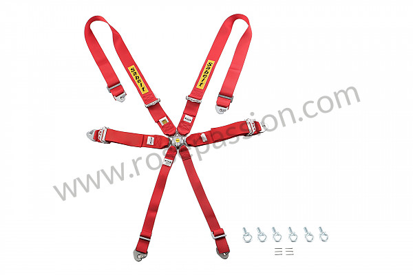 P98256 - 6-point harness for Porsche 924 • 1986 • 924s 2.5 • Coupe • Manual gearbox, 5 speed