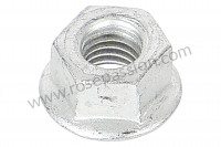 P135017 - Hexagon nut for Porsche 996 Turbo / 996T / 911 Turbo / GT2 • 2001 • 996 turbo • Coupe • Manual gearbox, 6 speed