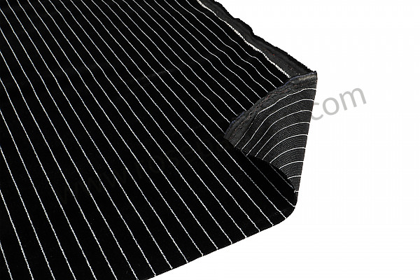 P596155 - SEAT COVER (VELOURS) BLACK/WHITE for Porsche 356B T5 • 1961 • 1600 s (616 / 2 t5) • Coupe b t5 • Manual gearbox, 4 speed