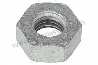 P256 - Hexagon nut for Porsche 964 / 911 Carrera 2/4 • 1994 • 964 carrera 4 • Cabrio • Manual gearbox, 5 speed