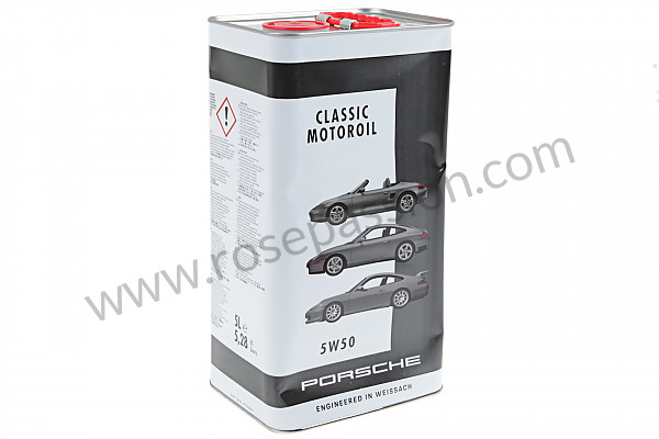 P566179 - ACEITE MOTOR  CLASSIC 5W-50  para Porsche 996 / 911 Carrera • 2002 • 996 carrera 4 • Targa • Caja manual de 6 velocidades