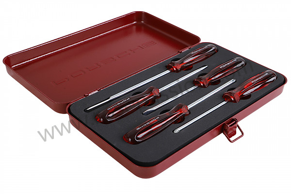 P1002571 - CLASSIC FIVE-PIECE SCREWDRIVER SET IN A STEEL CASE for Porsche Cayman / 981C • 2013 • Cayman • Manual gearbox, 6 speed