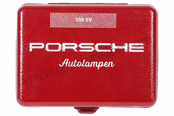 P261542 - Kit ampoules et fusibles de secours pour Porsche 356B T6 • 1962 • 1600 super 90 (616 / 7 t6) • Roadster b t6 • Boite manuelle 4 vitesses