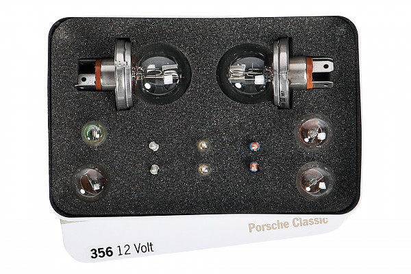 P261543 - Kit ampoules et fusibles de secours pour Porsche 356B T6 • 1961 • 1600 (616 / 1 t6) • Coupe reutter b t6 • Boite manuelle 4 vitesses