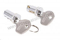 P1265 - Set of locks for Porsche 356C • 1963 • 1600 sc (616 / 16) • Coupe reutter c • Manual gearbox, 4 speed